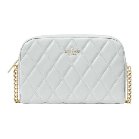 Kate Spade Women’s Stone Path (Light Grey) Carey Chain Camera Bag/Crossbody |NEW - Picture 1 of 14